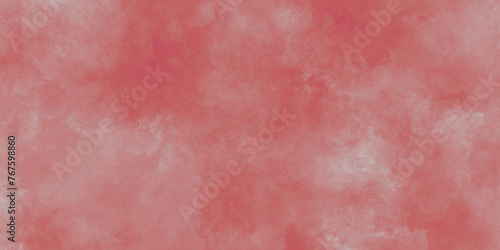 Lovely grunge background texture for banner. Pink watercolor texture on white background.  pink cloud texture. red pastel watercolor. Ink splash, reddish shadows. Horizontal orientation.