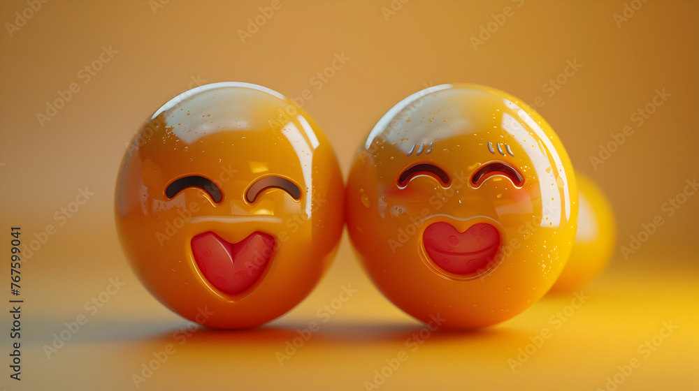 Emoji 3D In love Emoticon. Emoji 3D In love Emoticon.