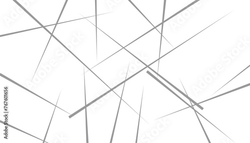 Random chaotic lines abstract geometric pattern texture. Contemporary art illustration. Vector illustration