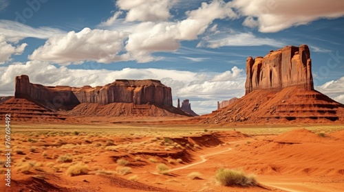 The monument valley utah arizona usa navajo tribal park red rock formations desert landscapes © Gefo