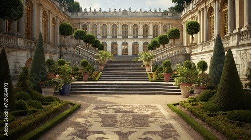 The palace of versailles france royal chateau opulent interiors magnificent gardens photo