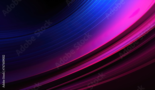 Black, grey, deep blue, purple and pink colors gradient abstract texture modern background with overlap layered neon line for design. Geometric shape. 3d Striped lines, triangles, layered. 