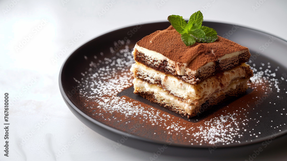 Tiramisu in Modern Contrast