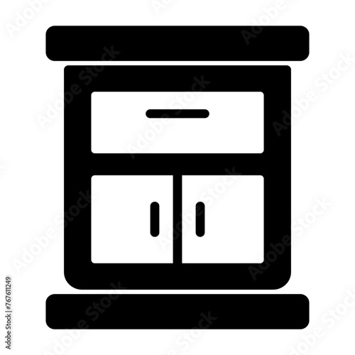 set of furniture icon