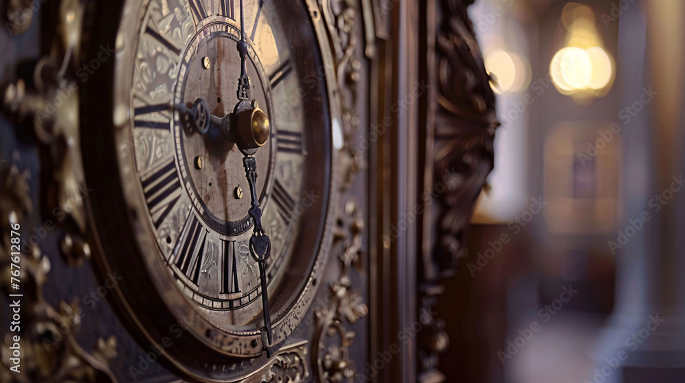 Obraz premium old clock mechanism