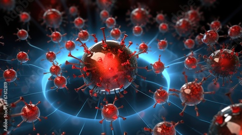 nanobots detecting and neutralizing pathogens