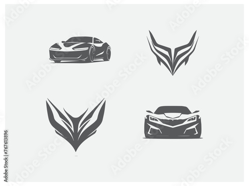 premium automotive and vehicle set logo design vector, vector and illustration,