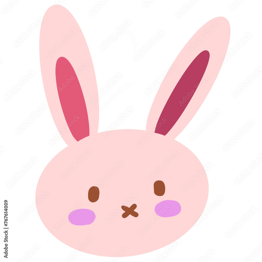 Pink Bunny for Easter Pink Bunny for Easter