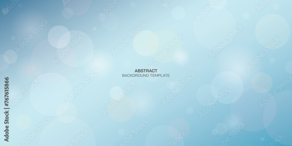 Various bokeh on blurred light blue background. Bokeh colorful glows sparkle vector illustration. Various bokeh on blurred light blue background. Bokeh colorful glows sparkle vector illustration.