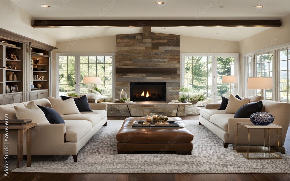 living room with fireplace living room with fireplace