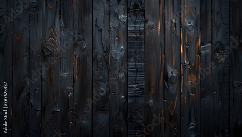 old wood background Dark brown wooden wall background ai generative