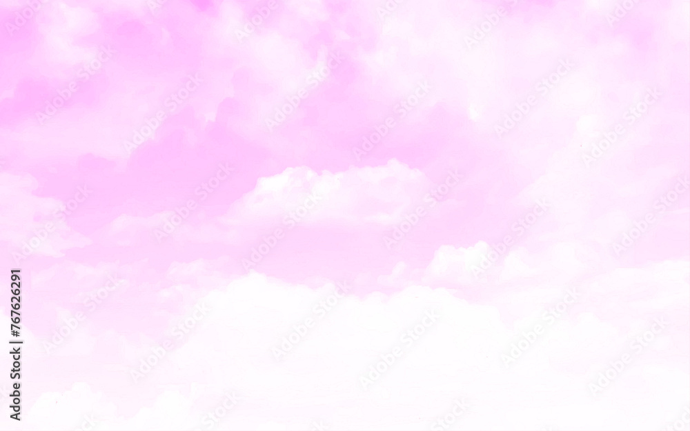 Pink sky with many clouds Pink sky with many clouds