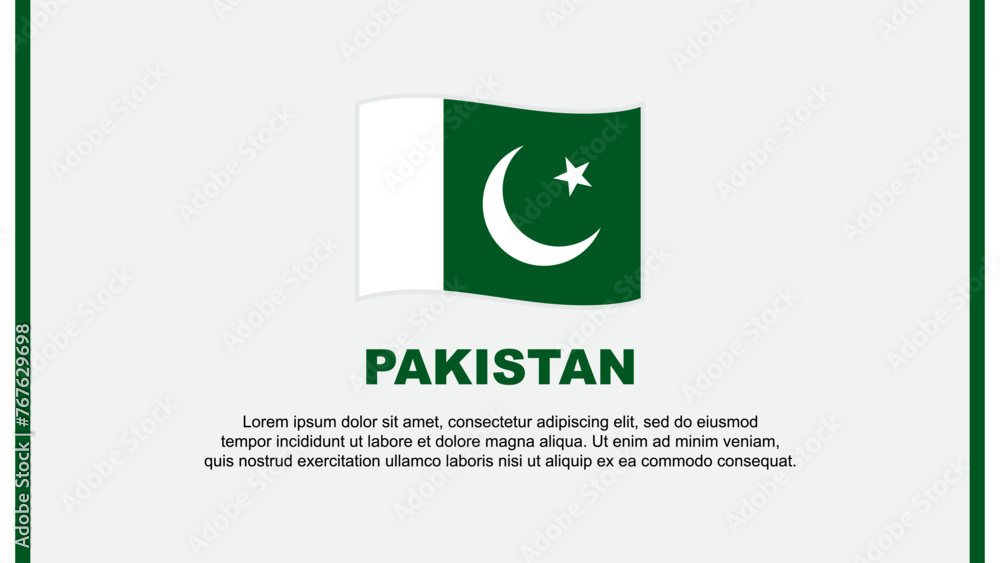 Pakistan Flag Abstract Background Design Template. Pakistan Independence Day Banner Social Media Vector Illustration. Pakistan Cartoon Pakistan Flag Abstract Background Design Template. Pakistan Independence Day Banner Social Media Vector Illustration. Pakistan Cartoon