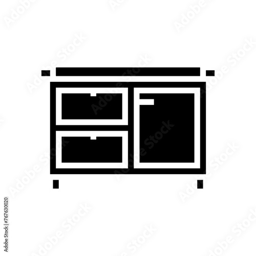 cutting board restaurant equipment glyph icon vector. cutting board restaurant equipment sign. isolated symbol illustration
