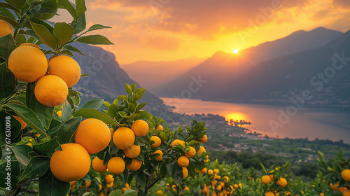 Wallpaper Mural Lemon grove at Lake Garda, Italy. Torontodigital.ca
