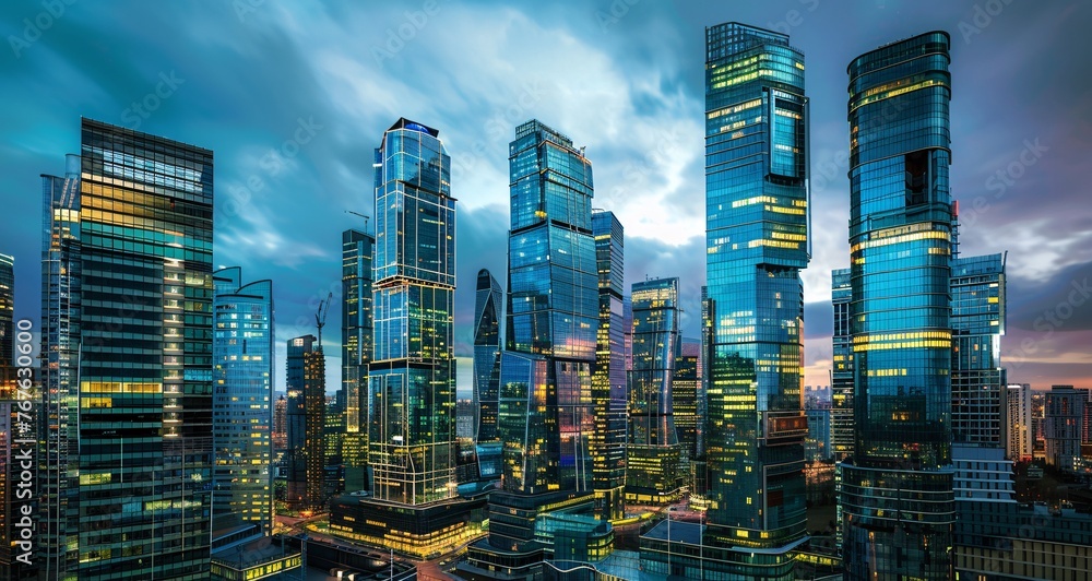 Obraz premium city at night
