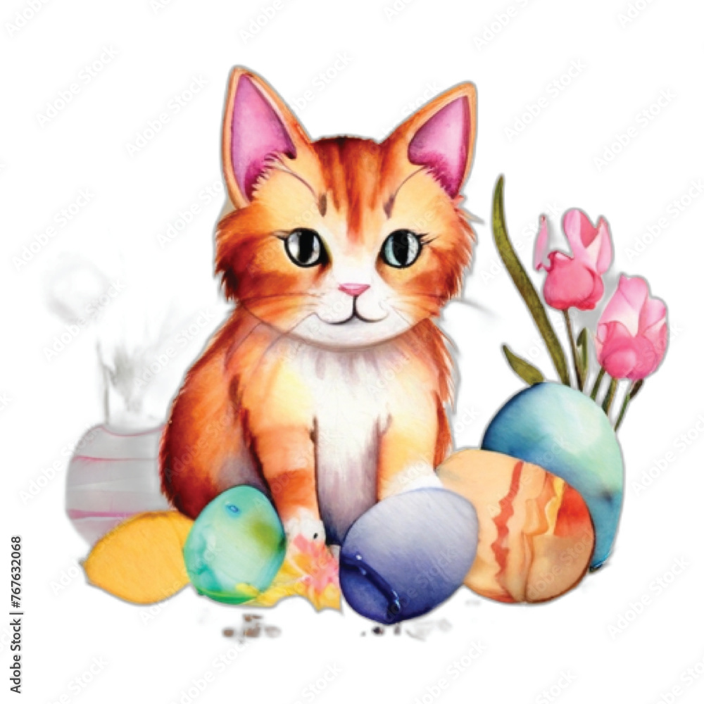 Easter Cat Egg