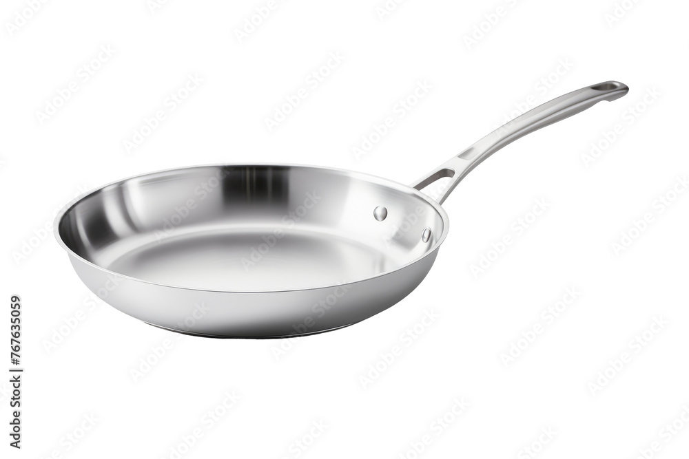 Sizzling Culinary Canvas: A Frying Pans Handle. On White or PNG Transparent Background. Sizzling Culinary Canvas: A Frying Pans Handle. On White or PNG Transparent Background.