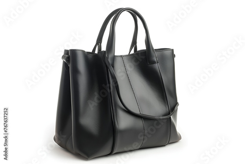 Feminine fashionable casual handbag with natural leather.