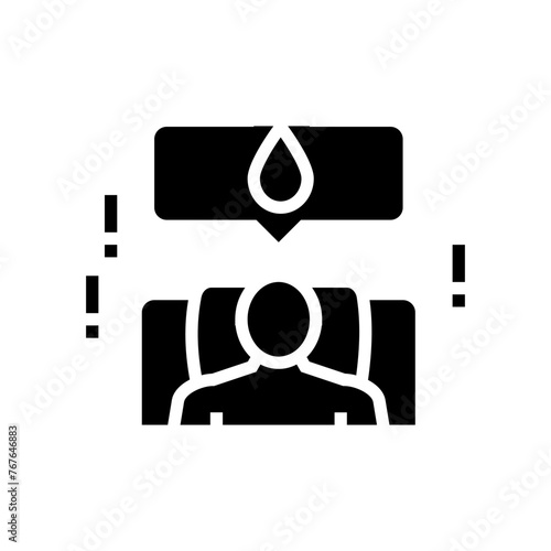 nocturia urology glyph icon vector. nocturia urology sign. isolated symbol illustration