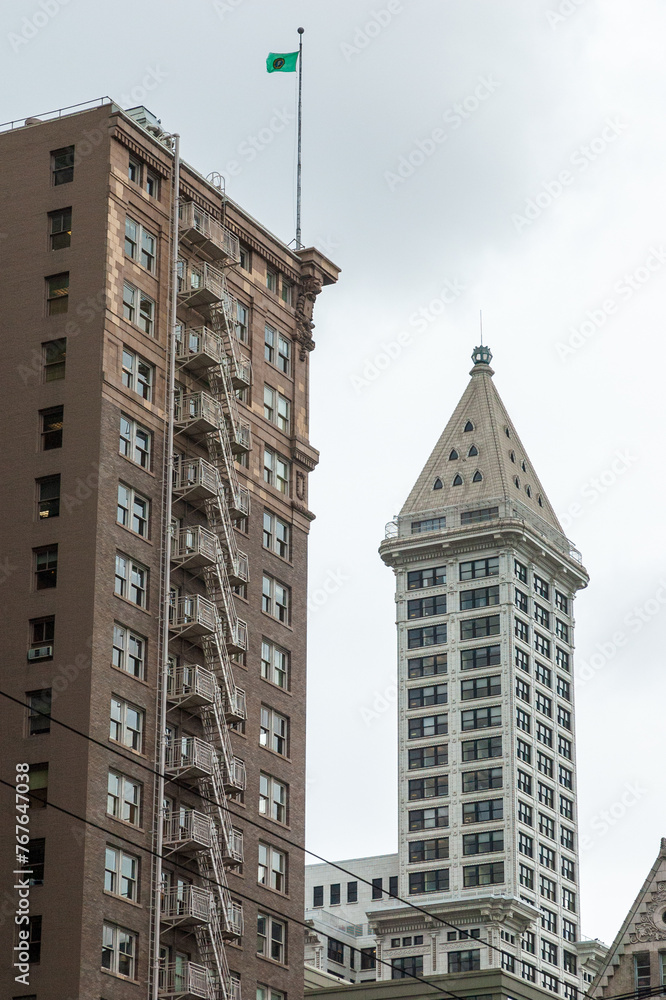 Fototapeta premium The Seattle Skyline, Washington State, USA