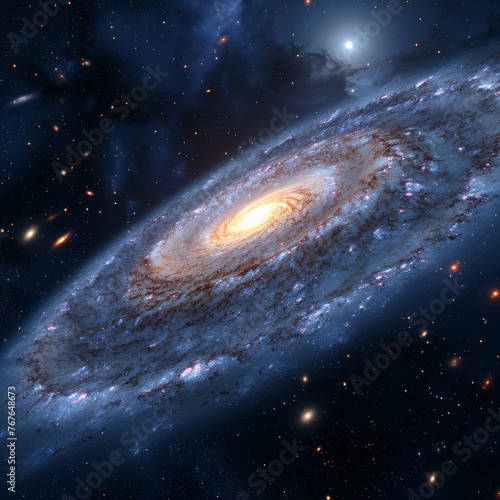 Andromeda's Distant Twirl