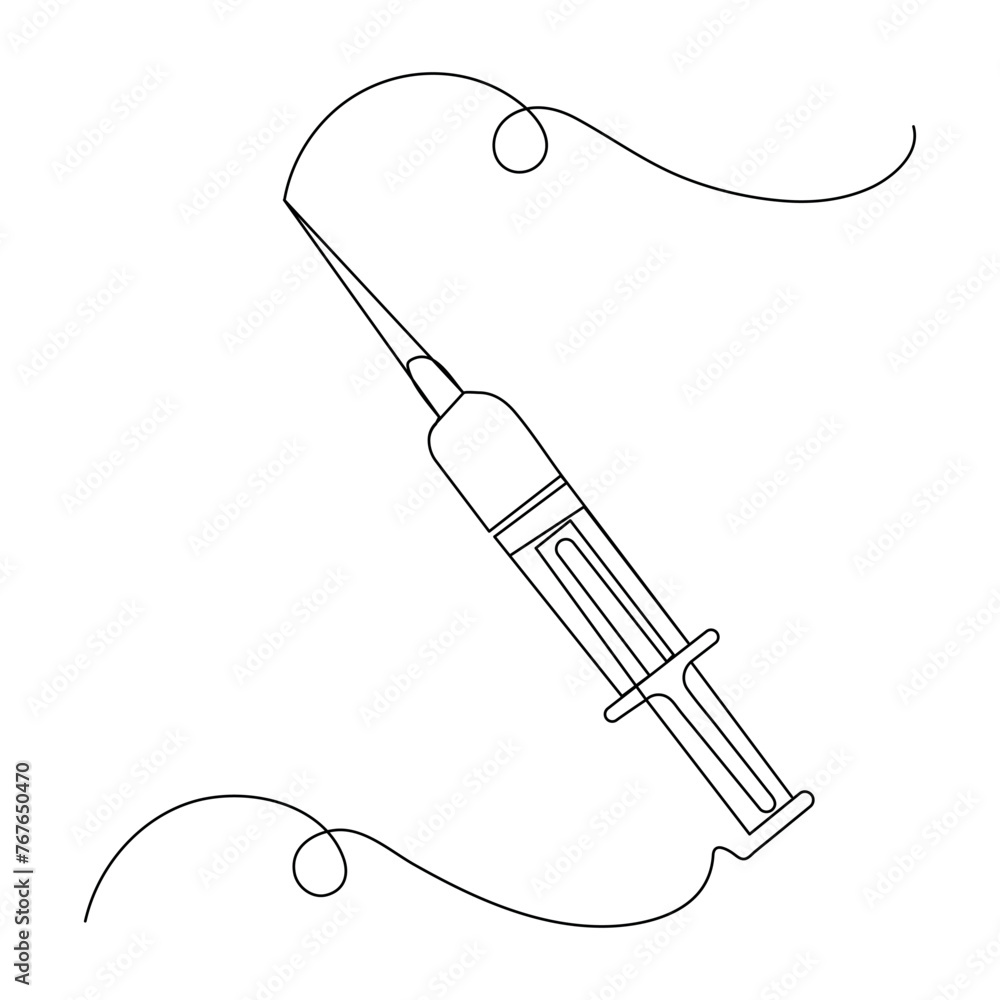 Obraz premium National doctors day continuous one line drawing of outline vector illustration 