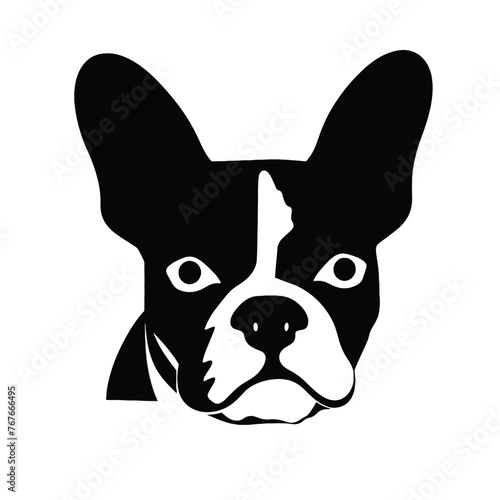 boston terrier Silhouette 