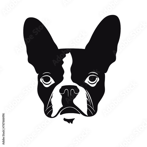 boston terrier Silhouette 