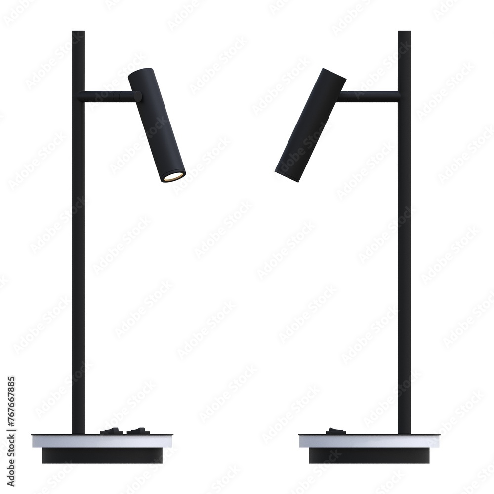 table lamp isolated on white background, room lamp, 3D illustration, cg render table lamp isolated on white background, room lamp, 3D illustration, cg render