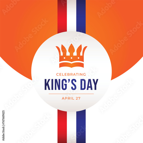vector graphic of Kings Day ideal for Kings Day celebration.