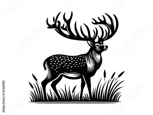Enchanted Forests: Majestic Deer and Stag Vector Illustrations for Nature-Themed Design