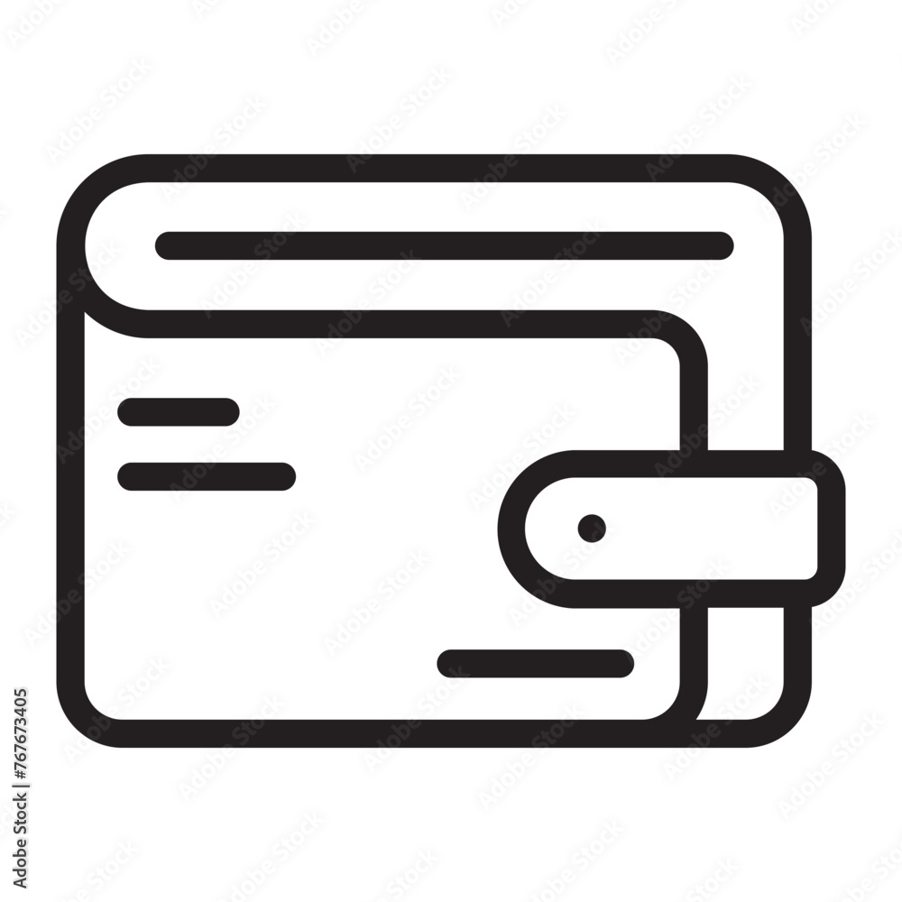 wallet line icon wallet line icon