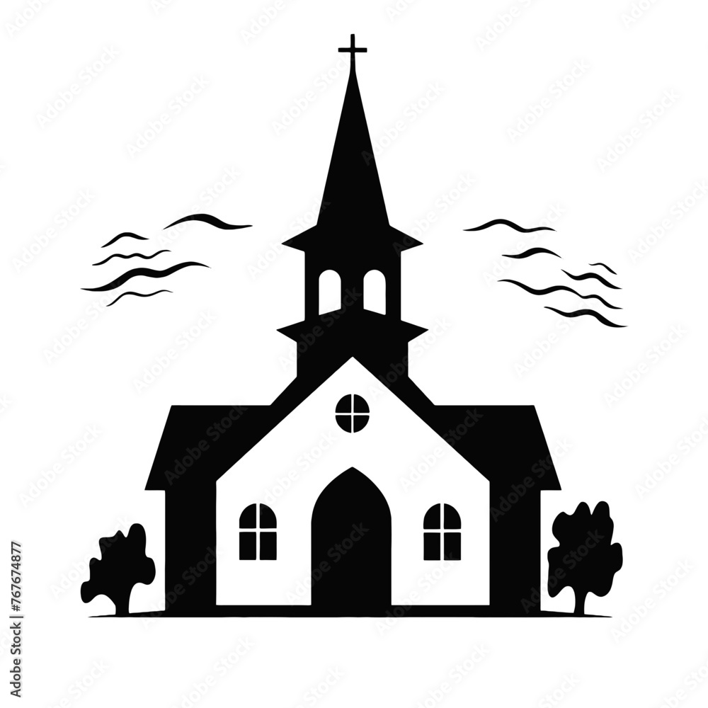 church Silhouette 