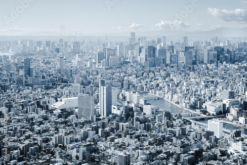 View of Tokyo, Japan from Tokyo Skytree photo