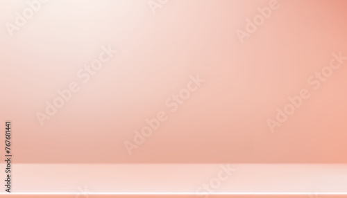 Beige Background,Studio room with light,shadow on Peach wall,Vector minimal Empty backdrop for Spring,Summer of Beauty,Cosmetic,Spa sale,Promotion