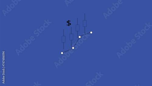 Forex signals icon. Vector illustration. stock market trading vector icon.
