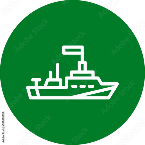 Naval ship Icon