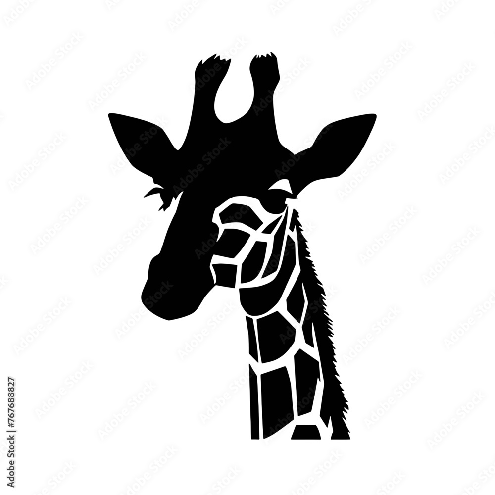 Obraz premium Giraffe Silhouette