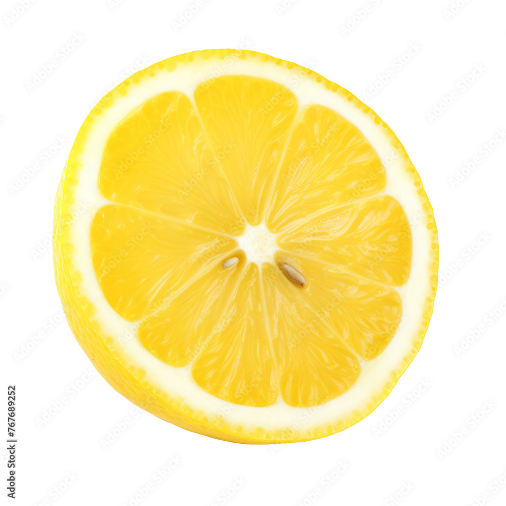 lemon slice, clipping path, isolated on a white background lemon slice, clipping path, isolated on a white background