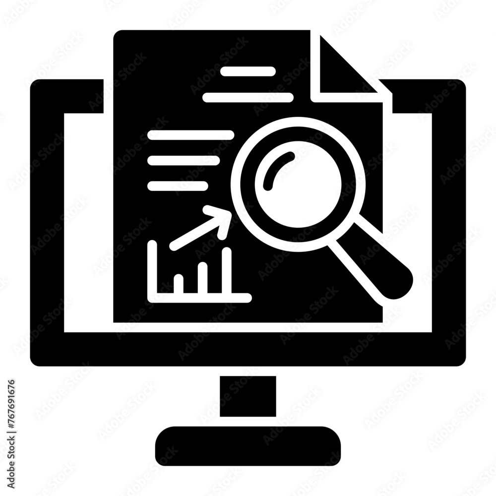 Statistics glyph icon Statistics glyph icon