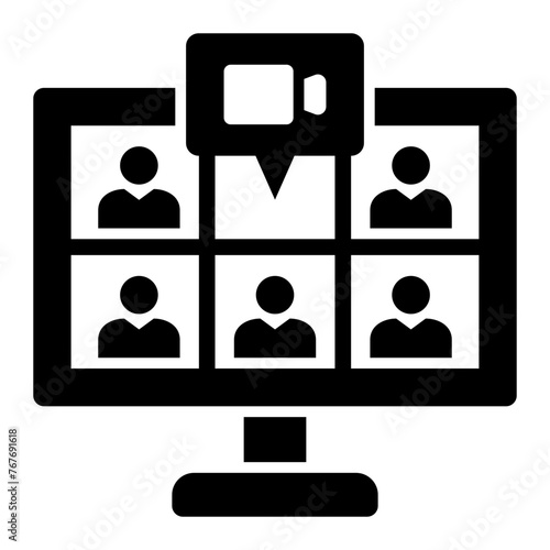   Classroom glyph icon