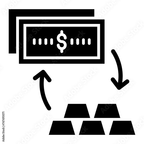   Barter glyph icon