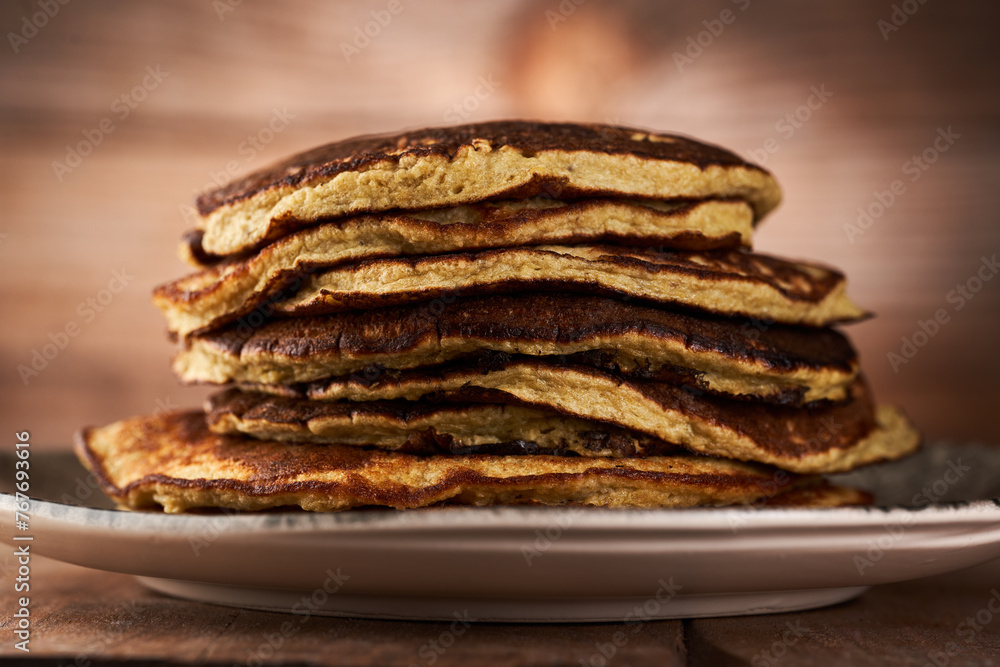 Protein banana and oatmeal pancakes Protein banana and oatmeal pancakes