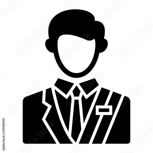   Politician glyph icon