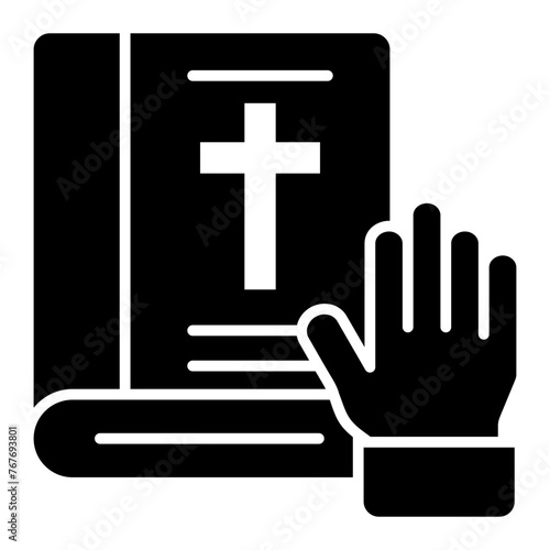   Oath glyph icon