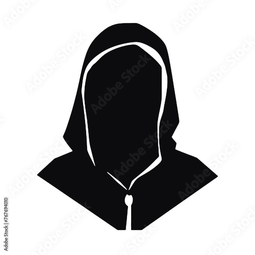 hooded man silhouette  