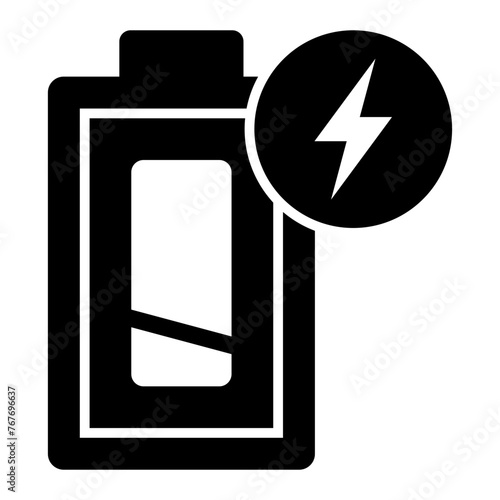   Battery Low glyph icon