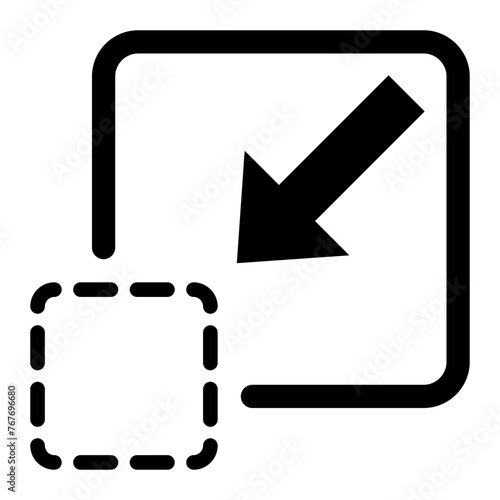   Minimize glyph icon