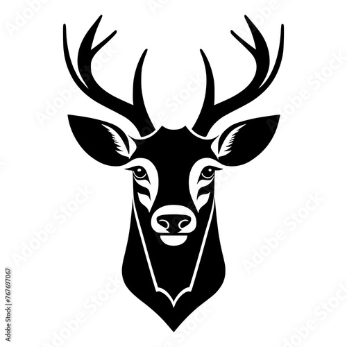 deer head silhouette © Dalia